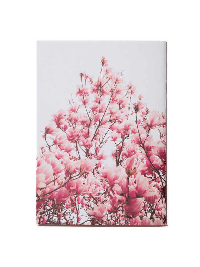 Carnet de notes A5 - "Magnolia" - 64 pages blanches