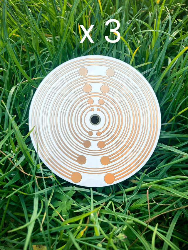 3 Disques Lakhovsky 94 mm (plusieurs variantes)
