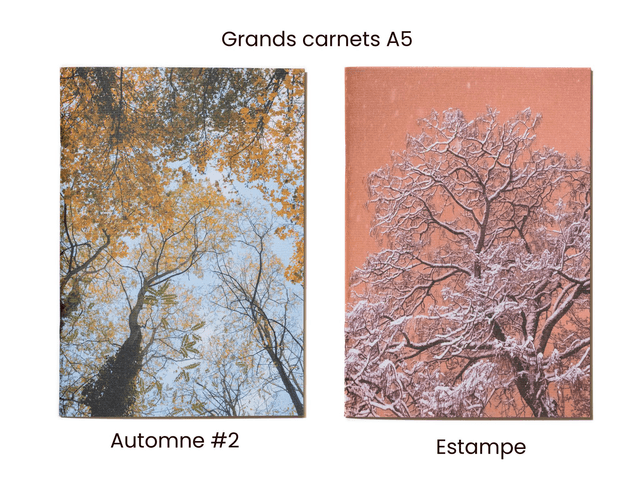 Lot de carnets de notes A5 - 64 pages blanches