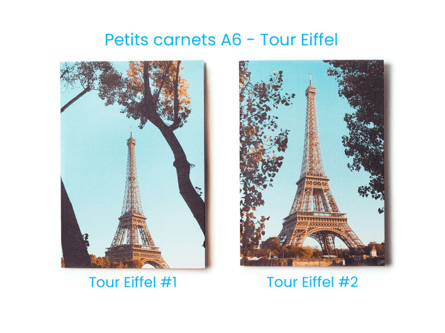 Lot de carnets de notes format poche A6