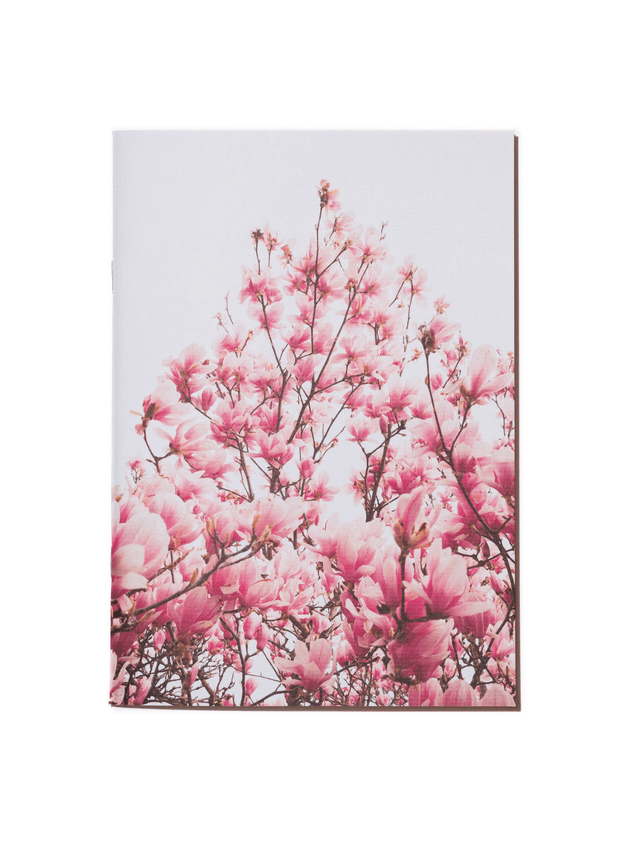 Carnet de notes A5 - &quot;Magnolia&quot; - 64 pages blanches