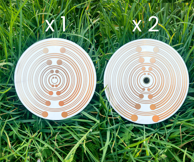 3 Disques Lakhovsky 94 mm (plusieurs variantes)